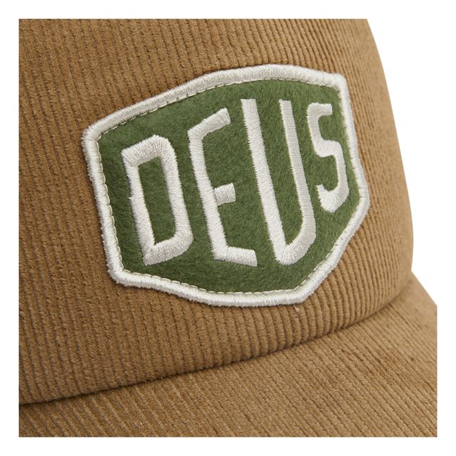 Casquette Shield Cord Trucker | Tabac
