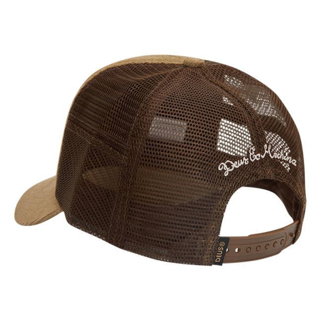 Casquette Shield Cord Trucker | Tabac