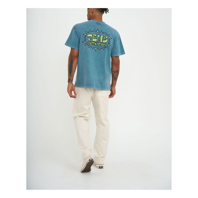 T-shirt Blackhole | Bleu turquoise