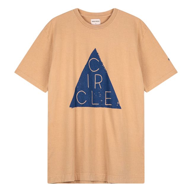 Circle Organic Cotton T-shirt - Adult Collection  | Sand