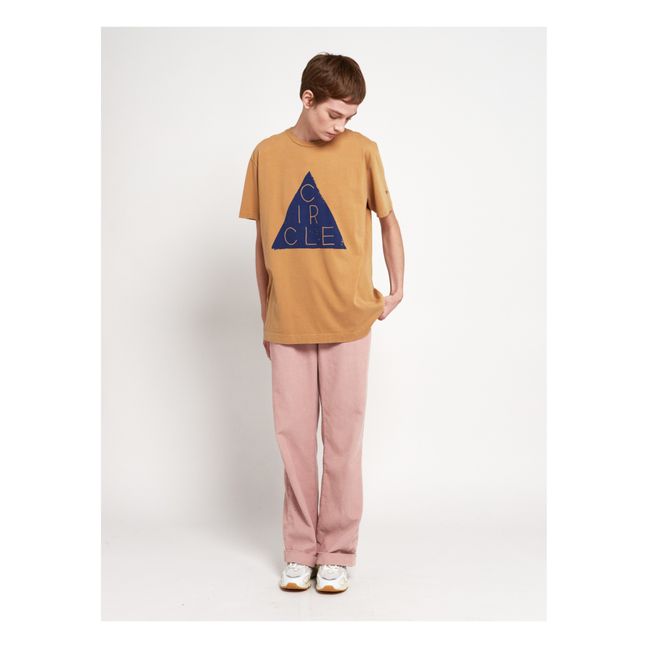 Circle Organic Cotton T-shirt - Adult Collection  | Sand