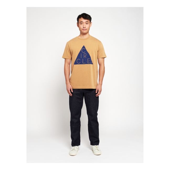 Circle Organic Cotton T-shirt - Adult Collection  | Sand