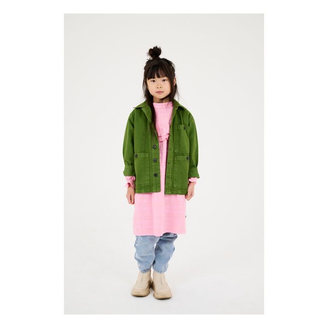 Veste Pocket Coton Bio | Vert forêt