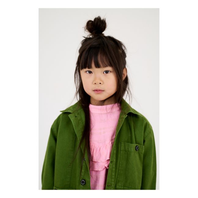 Veste Pocket Coton Bio | Vert forêt