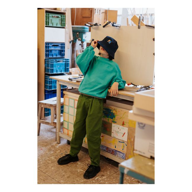 Pantalon Chino Coton Bio | Vert forêt