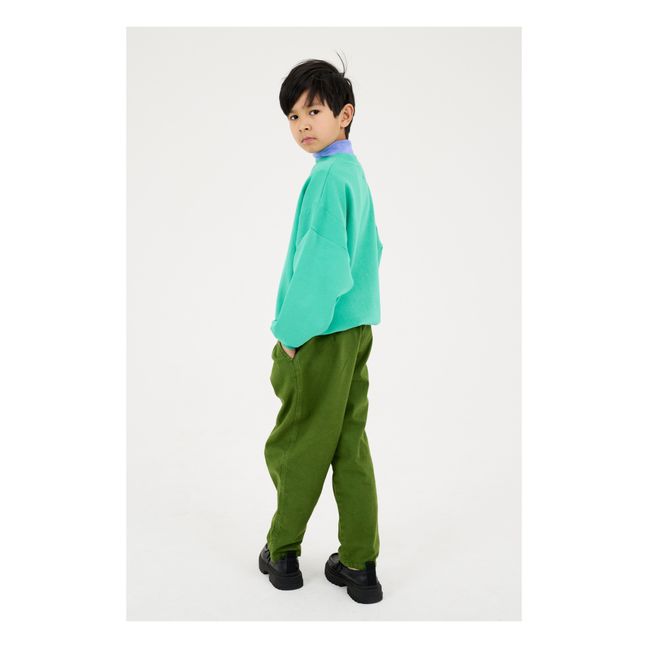 Pantalon Chino Coton Bio | Vert forêt