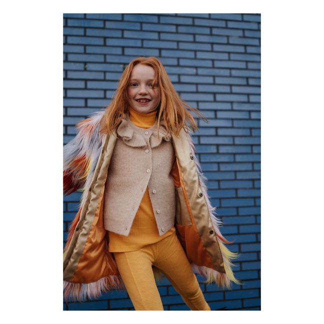 Cardigan Ruffle | Beige