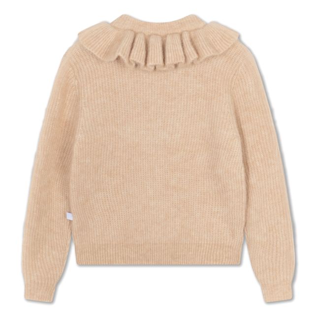 Cardigan Ruffle | Beige