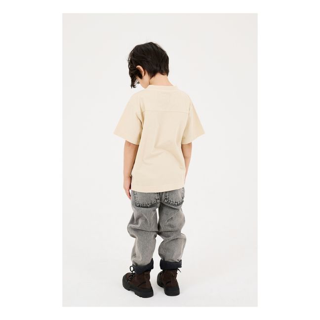 T-shirt Logo Coton Bio | Ecru