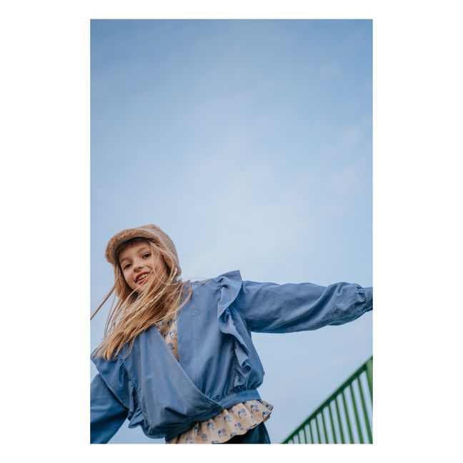 Nutty Organic Cotton Jacket | Blue