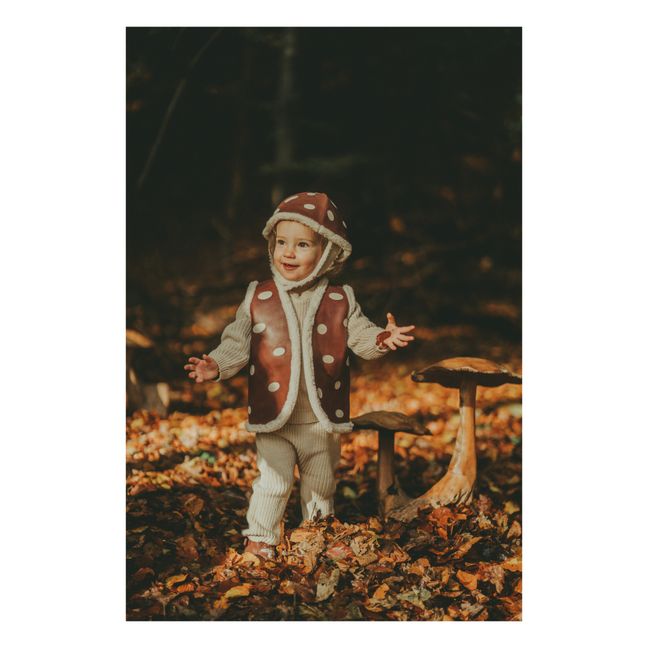 Gilet Sans Manches Cuir Caro | Burdeos