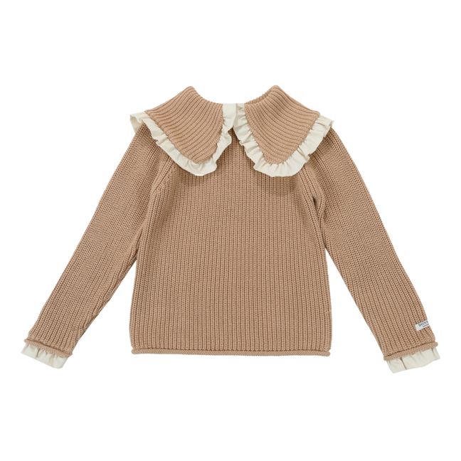 Pull Col Claudine Lola | Taupe brown