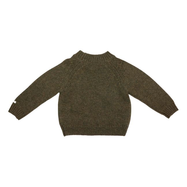 Pull Laine Louc | Vert forêt