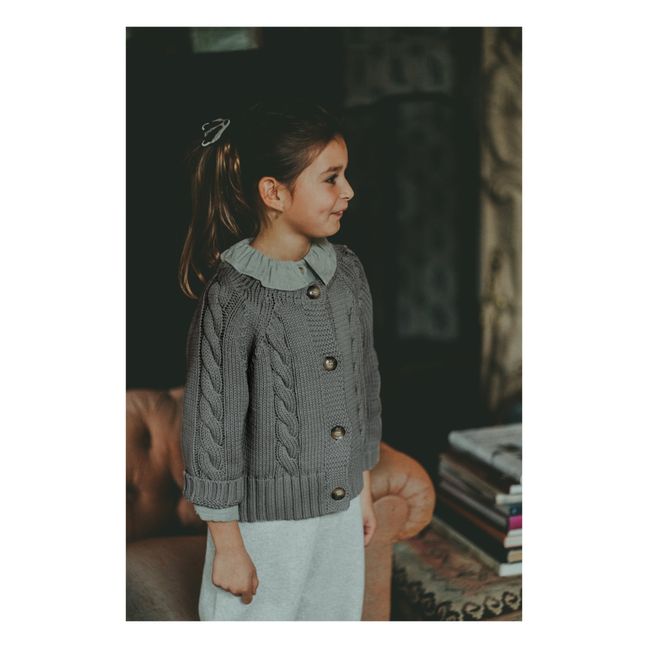 Gilet Laine Merinos Luko | Gris