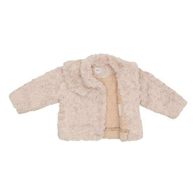 Manteau Façon Fourrure Marie | Taupe