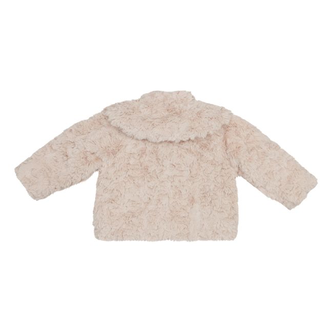 Manteau Façon Fourrure Marie | Taupe