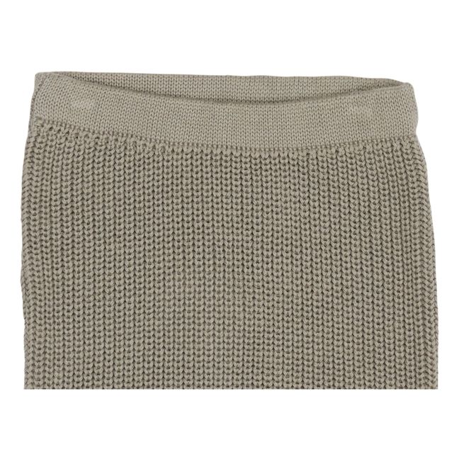 Pantalon en Maille Luca | Gris taupe