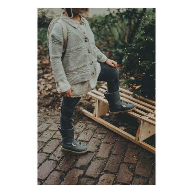 Pantalon Velours Cotelé Bo | Grigio antracite