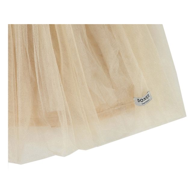 Jupe Tulle Métallisée Fay | Beige