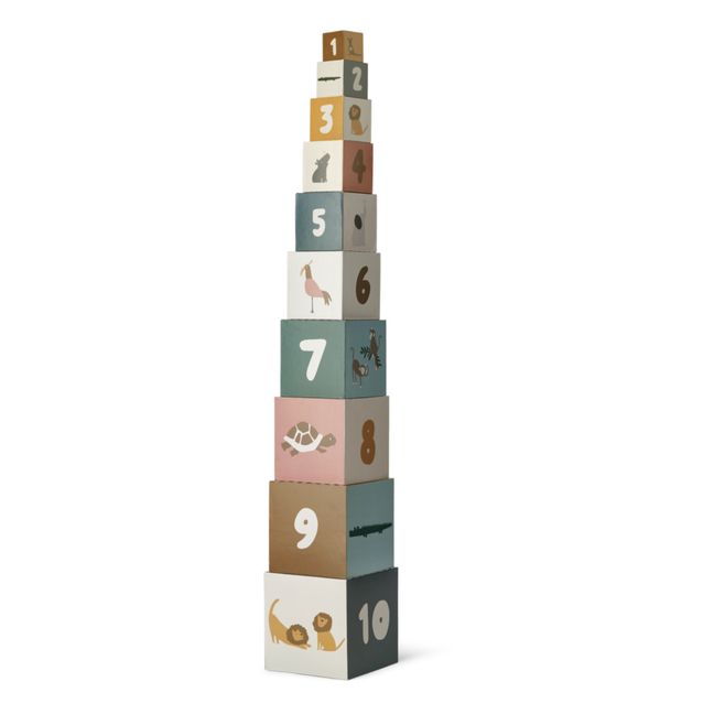 Aaren stacking blocks | All together/Sandy