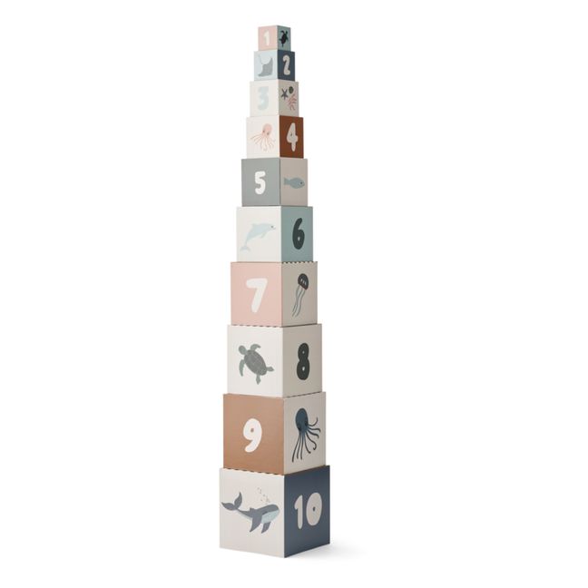 Aaren stacking blocks | Sea creature/Sandy