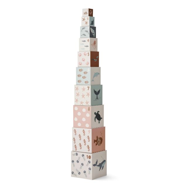 Aaren stacking blocks | Sea creature/Sandy