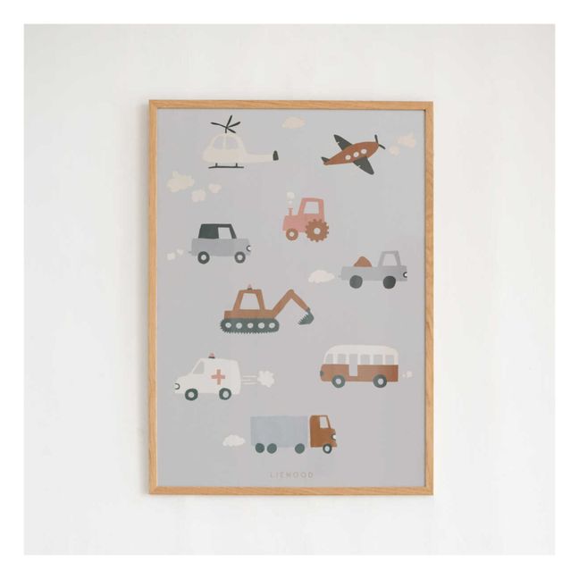Beverly poster | Vehicles/Dove blue
