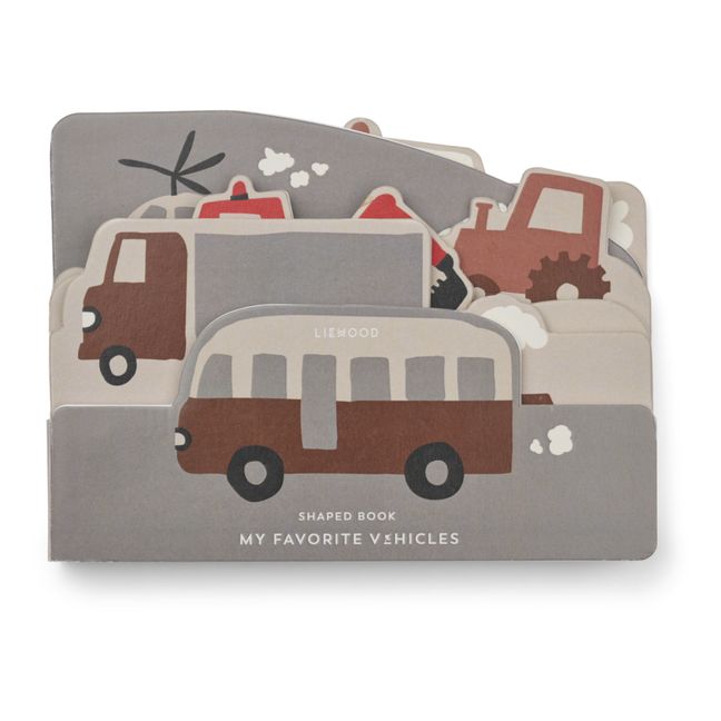Libro educativo Jade | Vehicles/Dove blue
