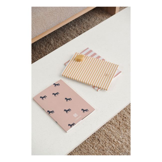 Cuaderno A4 Jae | Horses/Dark rosetta