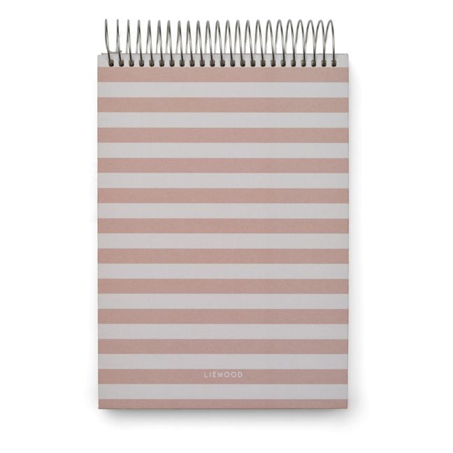 Quaderno da disegno Jonnie | Stripe Tuscany rose/Sandy