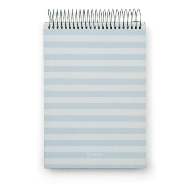 Carnet à dessin Jonnie | Stripe Sea blue/Sandy