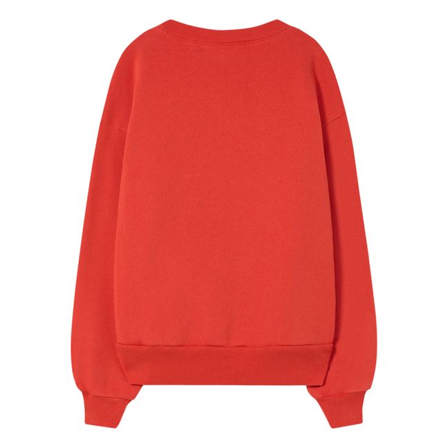 Bear Boat Sweatshirt | Rosso