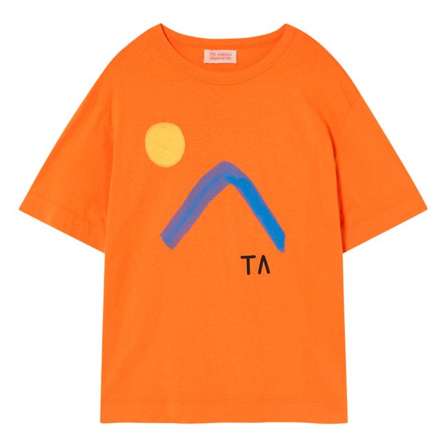 T-Shirt Rooster Oversize Sun | Orange