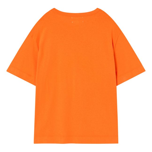 Rooster Oversize Sun T-Shirt | Orange