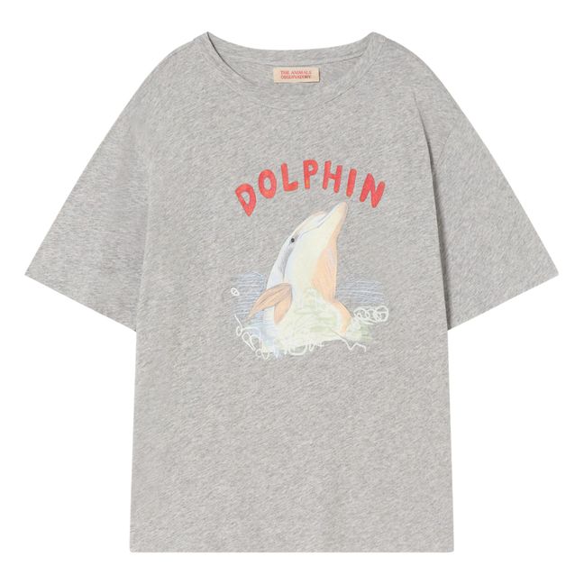 T-Shirt Rooster Oversize Dauphin | Gris chiné