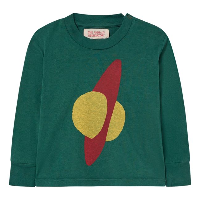 T-Shirt Baby Dog Planet | Chromgrün