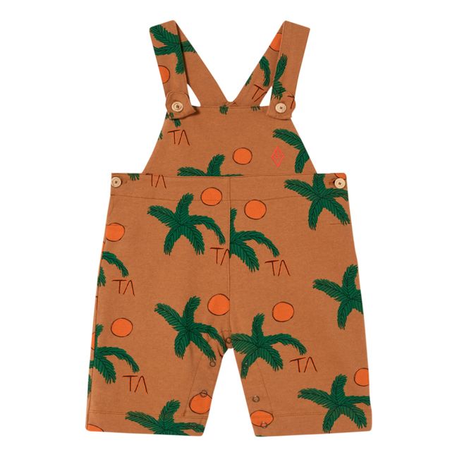 Baby Mule Palm Tree Jersey Overalls | Karamel