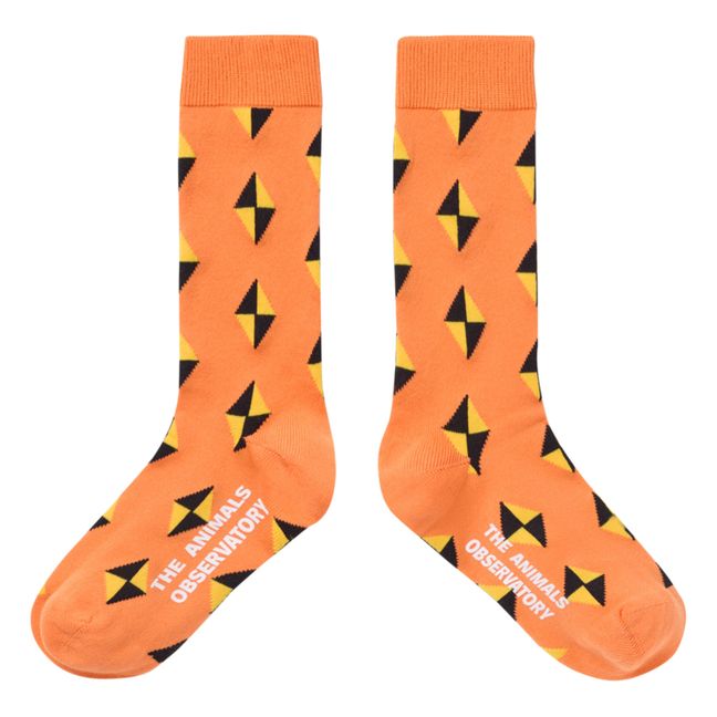 Ein Paar Socken Wurm | Orange