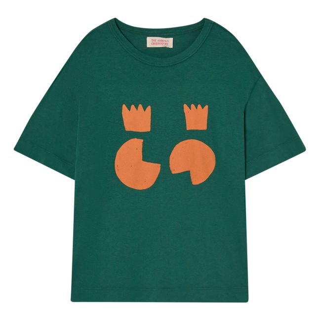 Rooster Oversize T-Shirt - The Animals Observatory X Smallable Exclusive | Verde Abeto