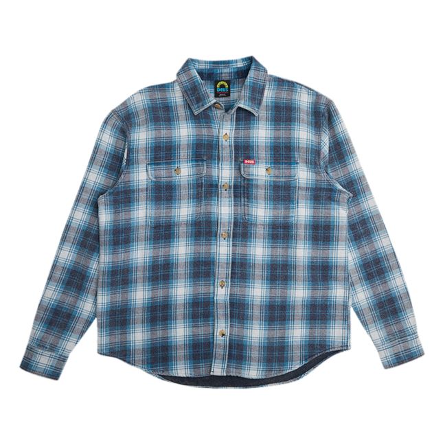 Chemise Vacay Check  | Blu