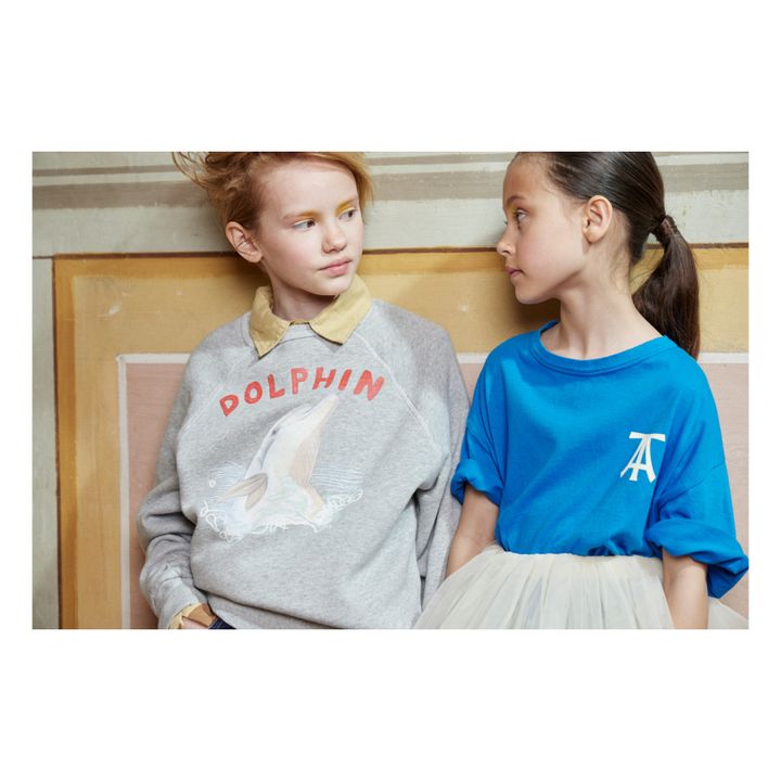 Rooster Oversize T-Shirt | Blue- Product image n°1