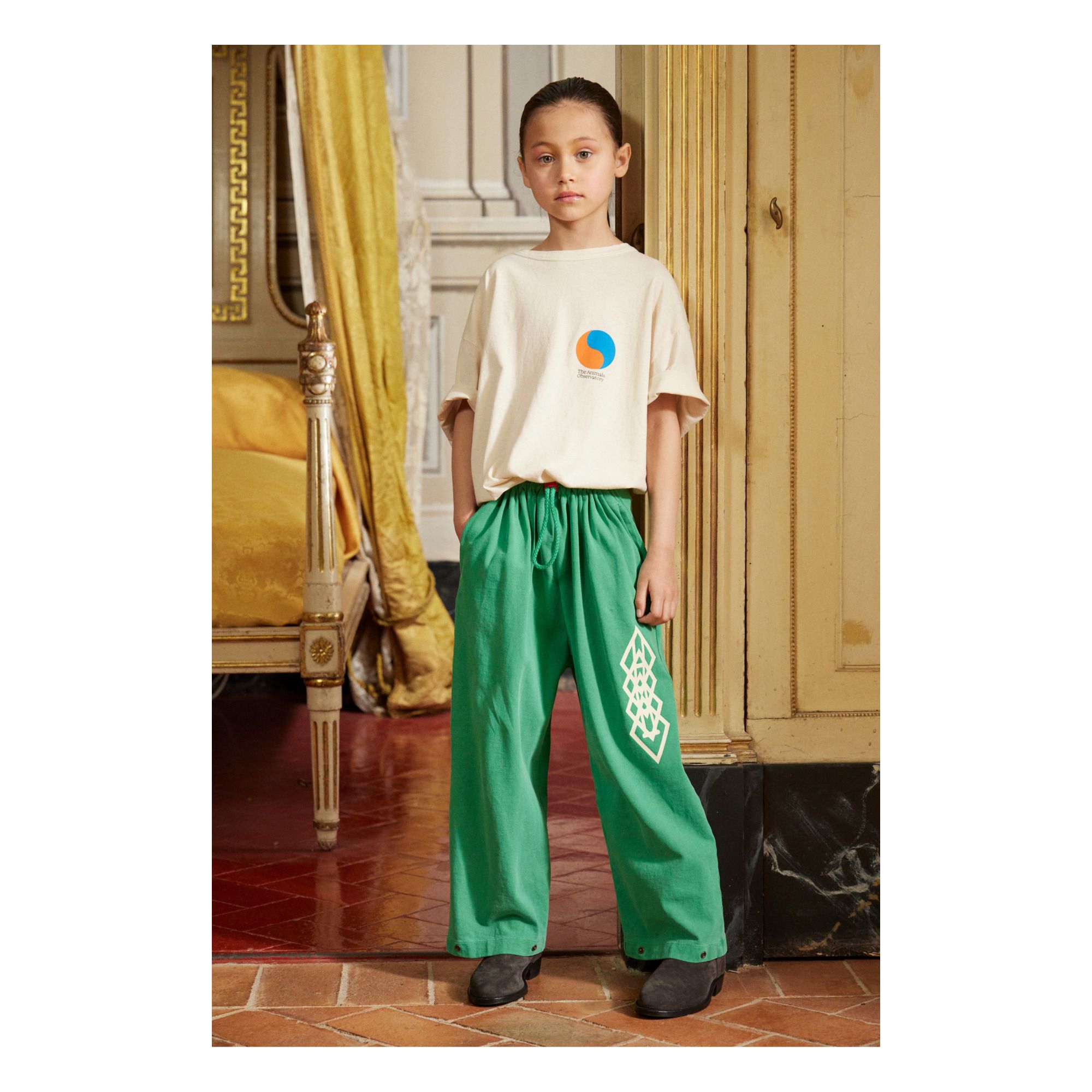Stag Jersey Trousers | Green