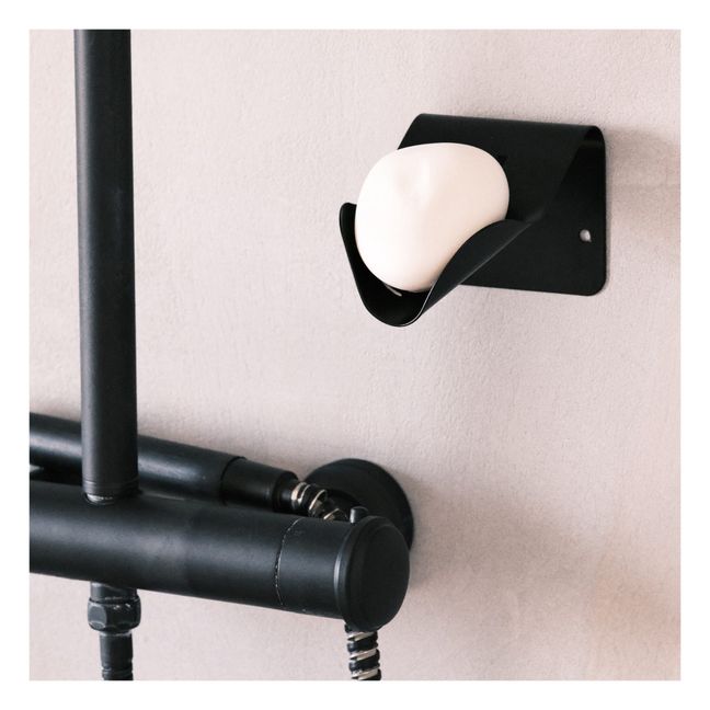 Support Savon solide en inox | Noir