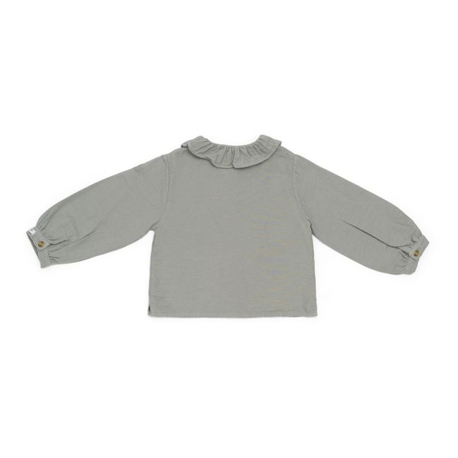 Blouse Evy | Gris bleuté