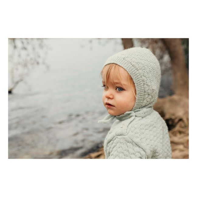 Maglione traforato Boho | Salvia