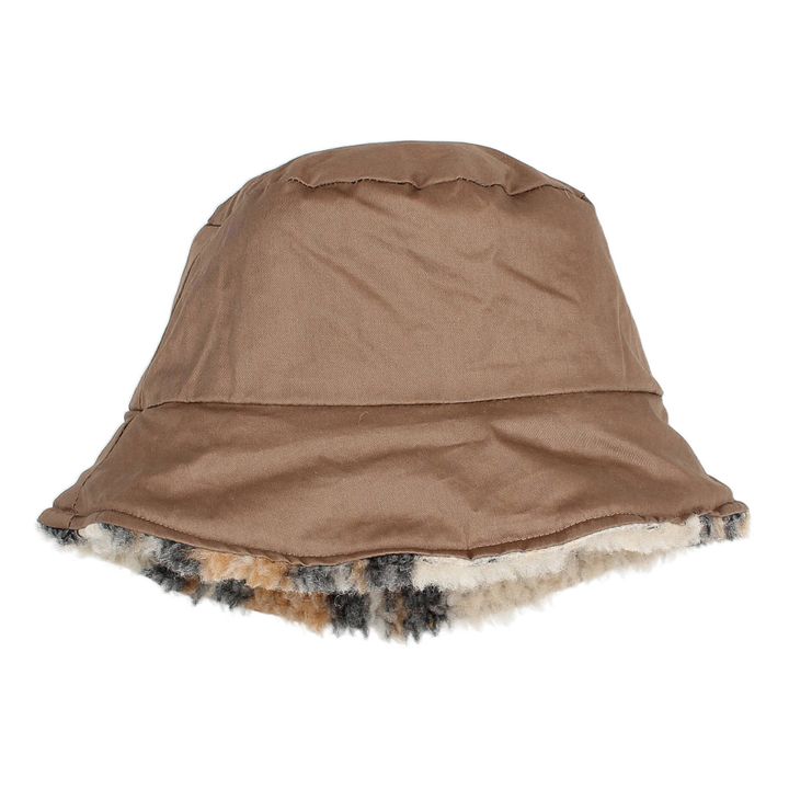 Cappello di pelliccia Carreaux | Ecru- Immagine del prodotto n°6