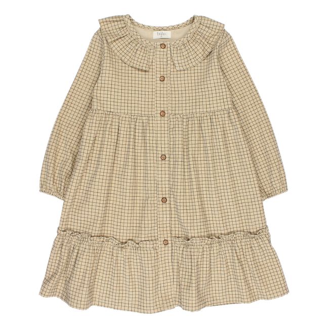 Robe Velours Milleraies Carreaux | Sabbia