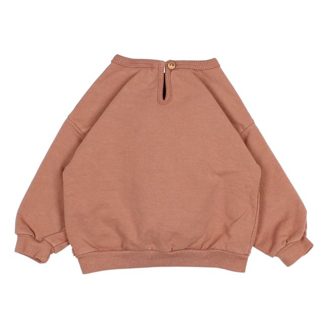 Felpa in cotone biologico Fox | Caramello
