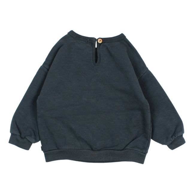 Sudadera de algodón orgánico Fox | Azul Noche