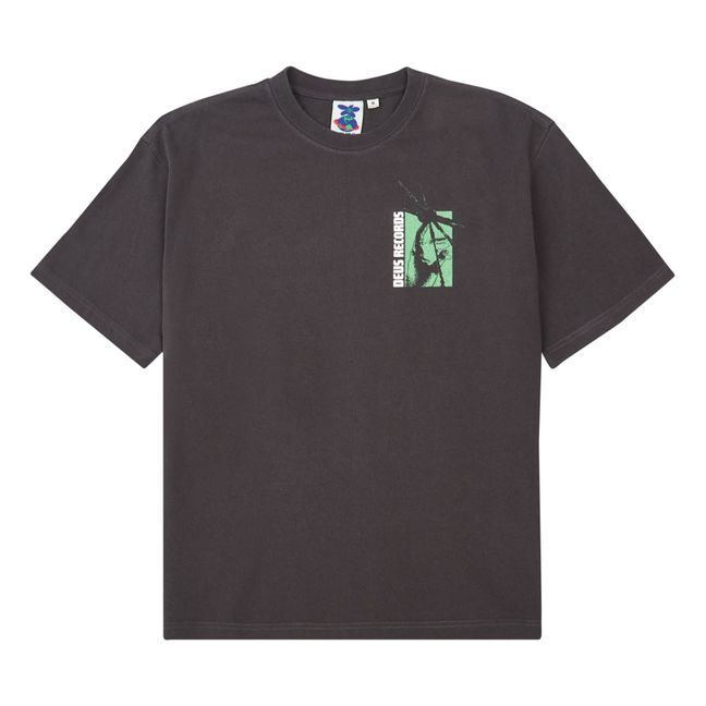 T-shirt Time And Sound | Gris anthracite